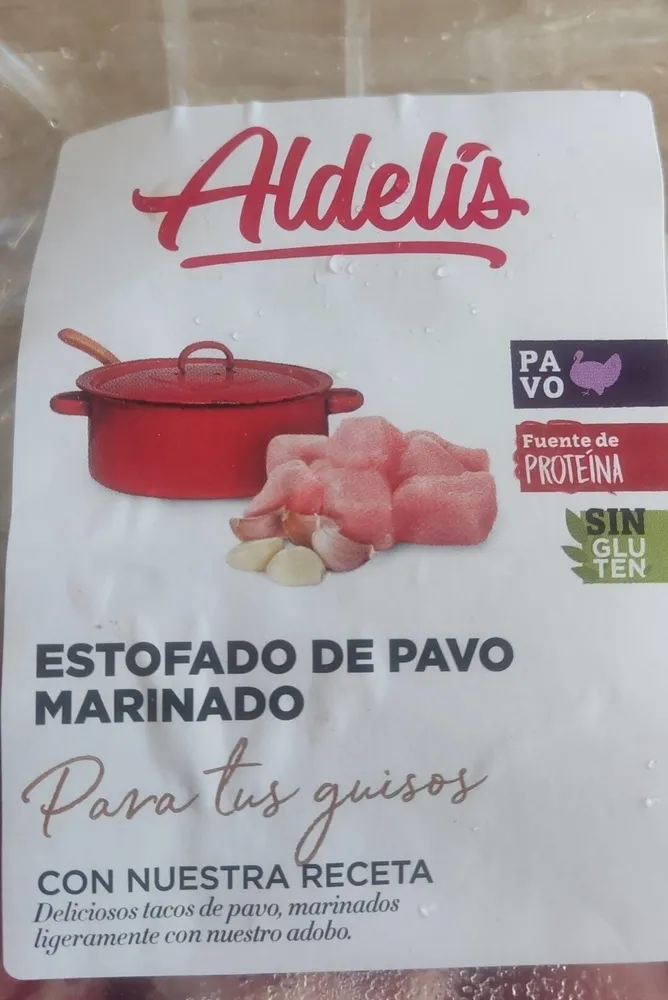 Estofado de pavo marinado