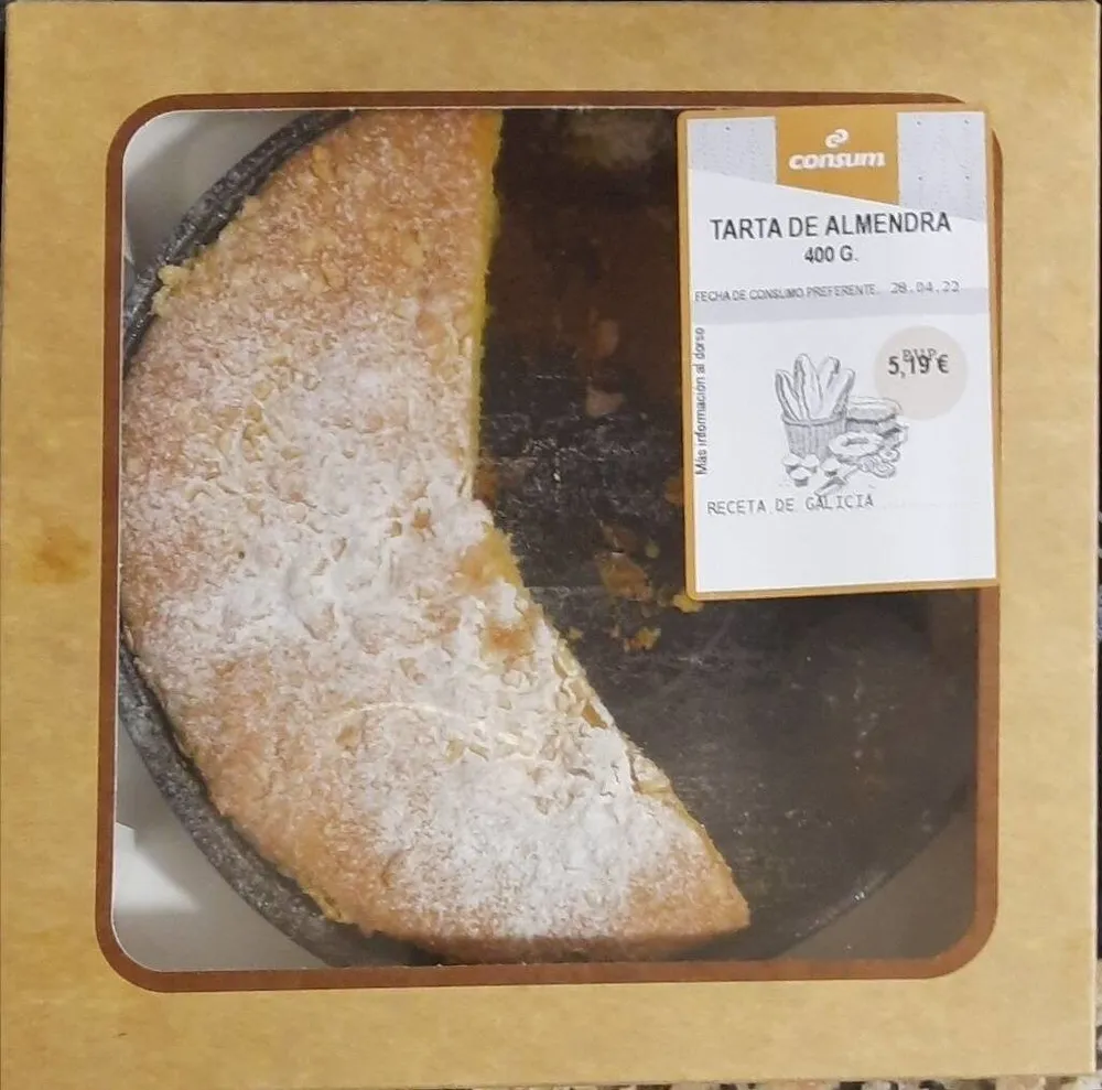Tarta de almendra