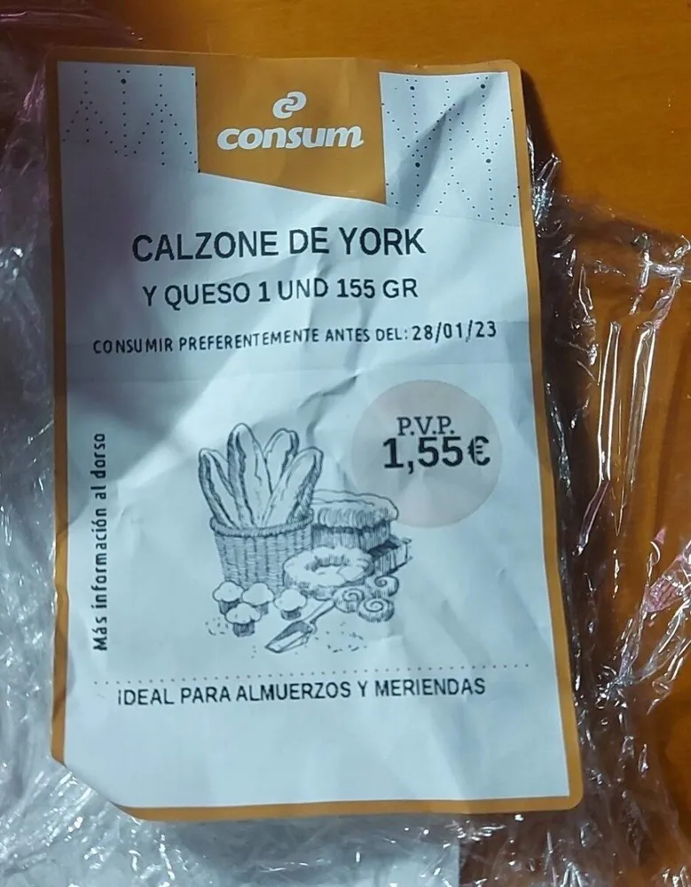 Calzone York queso