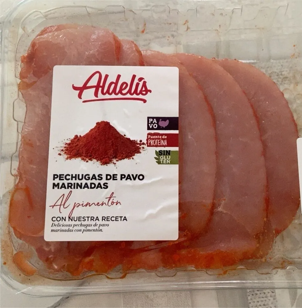 Pechugas de pavo marinadas al pimenton