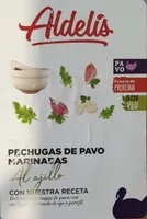 Pechugas de pavo marinadas al ajillo