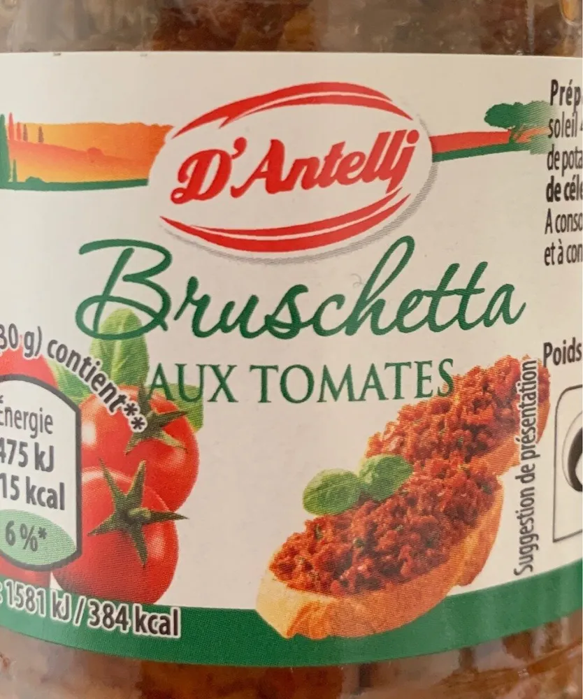 Bruschetta aux olives