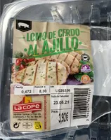 Lomo de cerdo al ajillo
