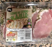 Lomo de cerdo al ajillo