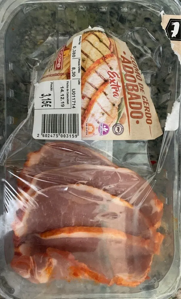 Lomo de cerdo adobado