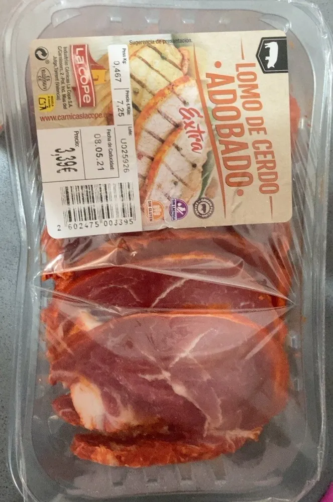Lomo de cerdo adobado