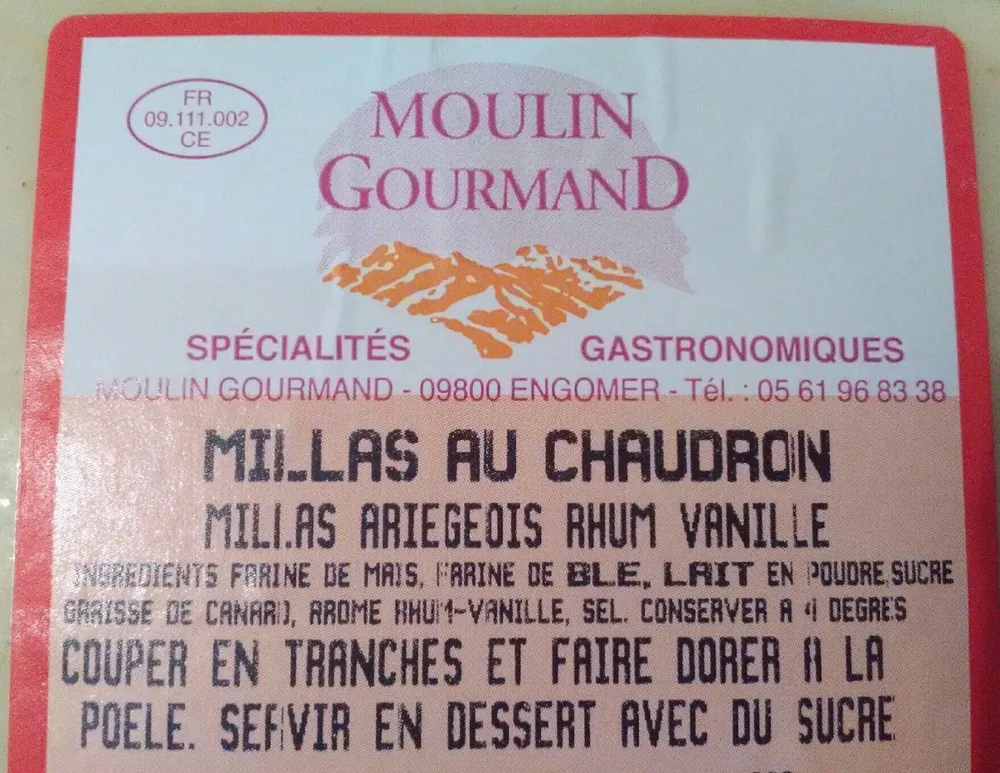 Millas au chaudron