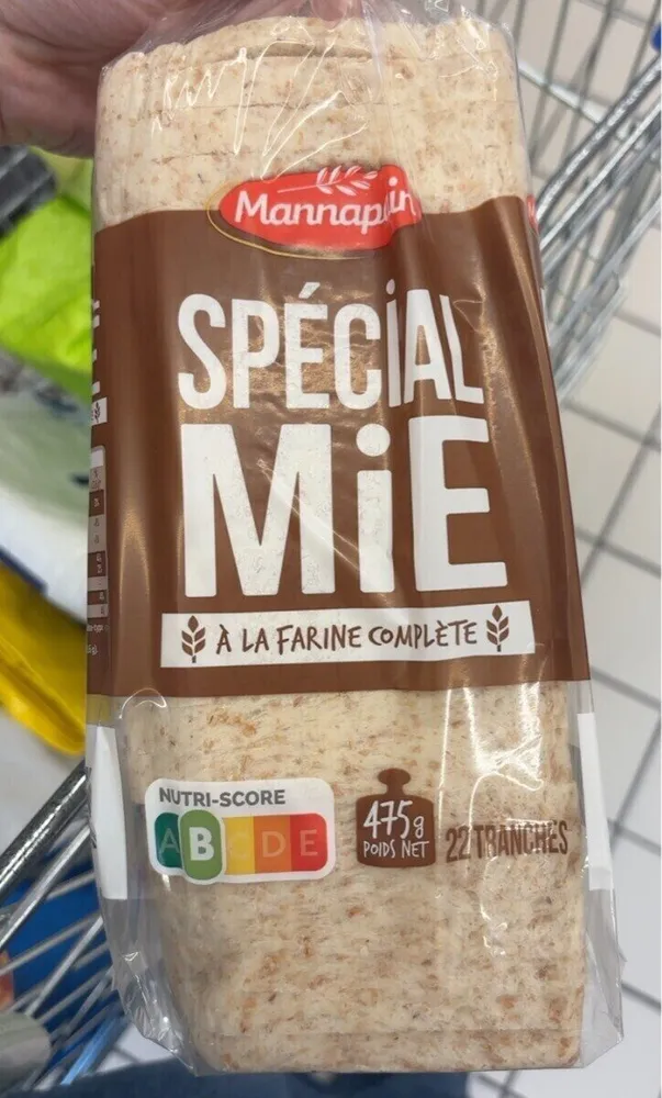 Pain de mie farine complète sans croute
