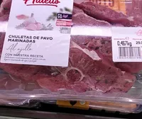 Chuletas de pago marinadas