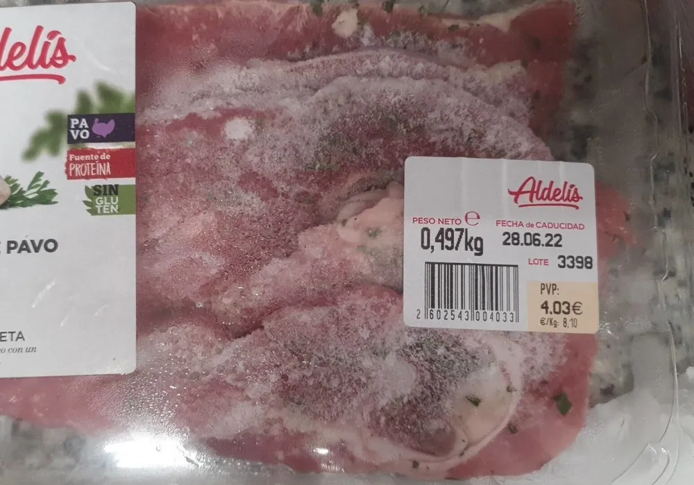 Chuletas de pavo marinadas