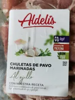 Chuletas de pavo marinadas