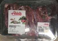 Chuletas de pavo marinadas