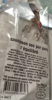 Saucisson sec pur porc l équilibré