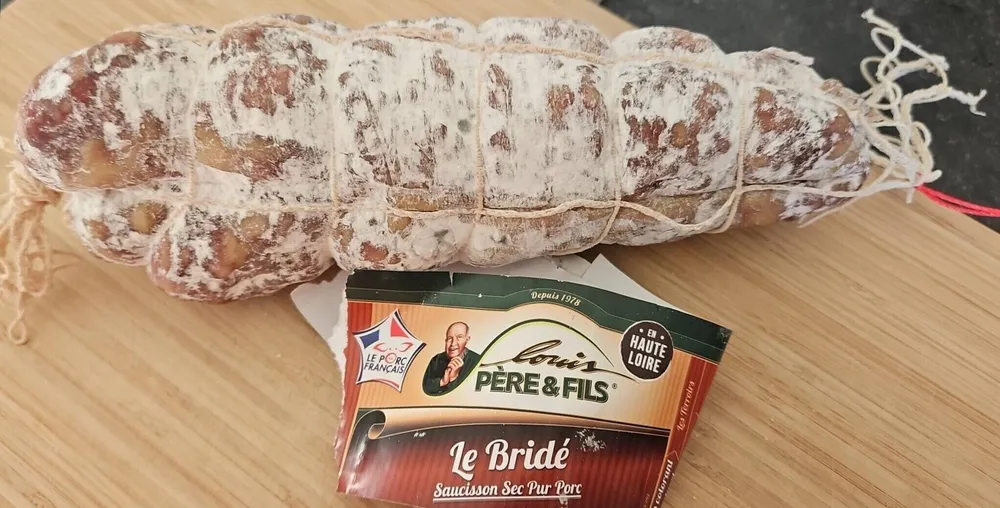 Saucisson sec pur porc gros bridé tradi