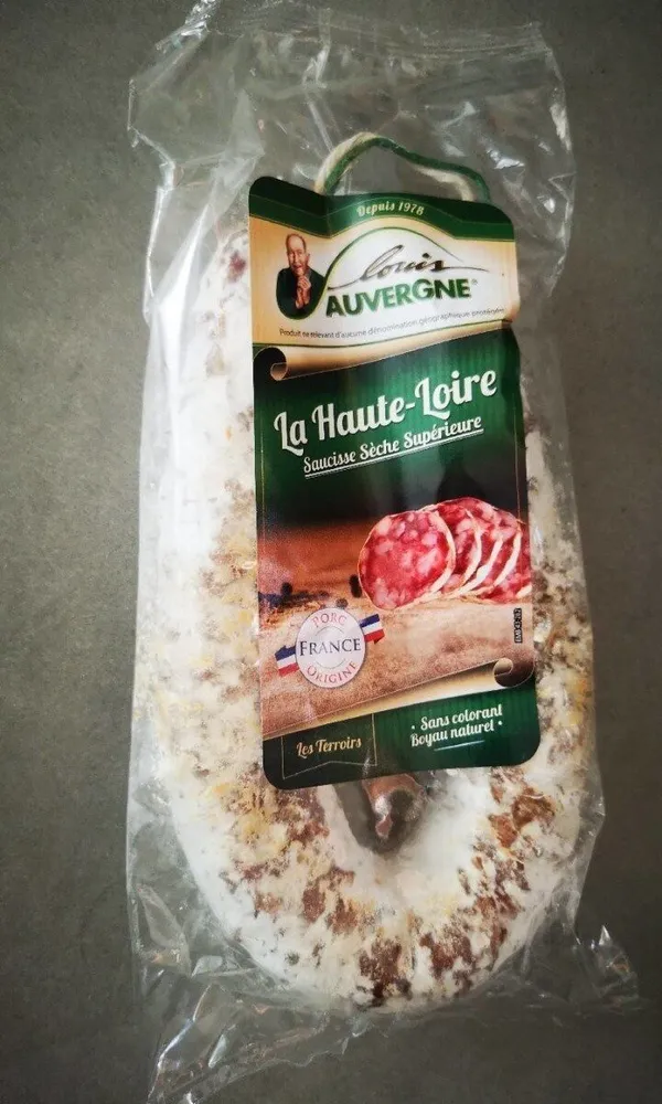 La haute-Loire Saucisse sèche courbe supérieure