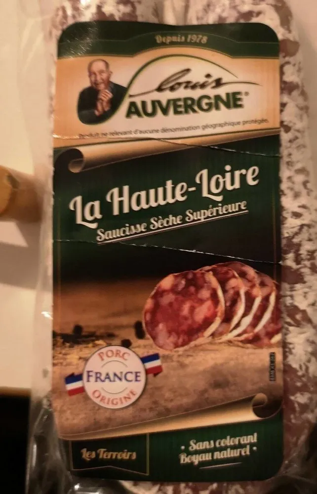 Saucisse sèche courbe supérieure haute loire