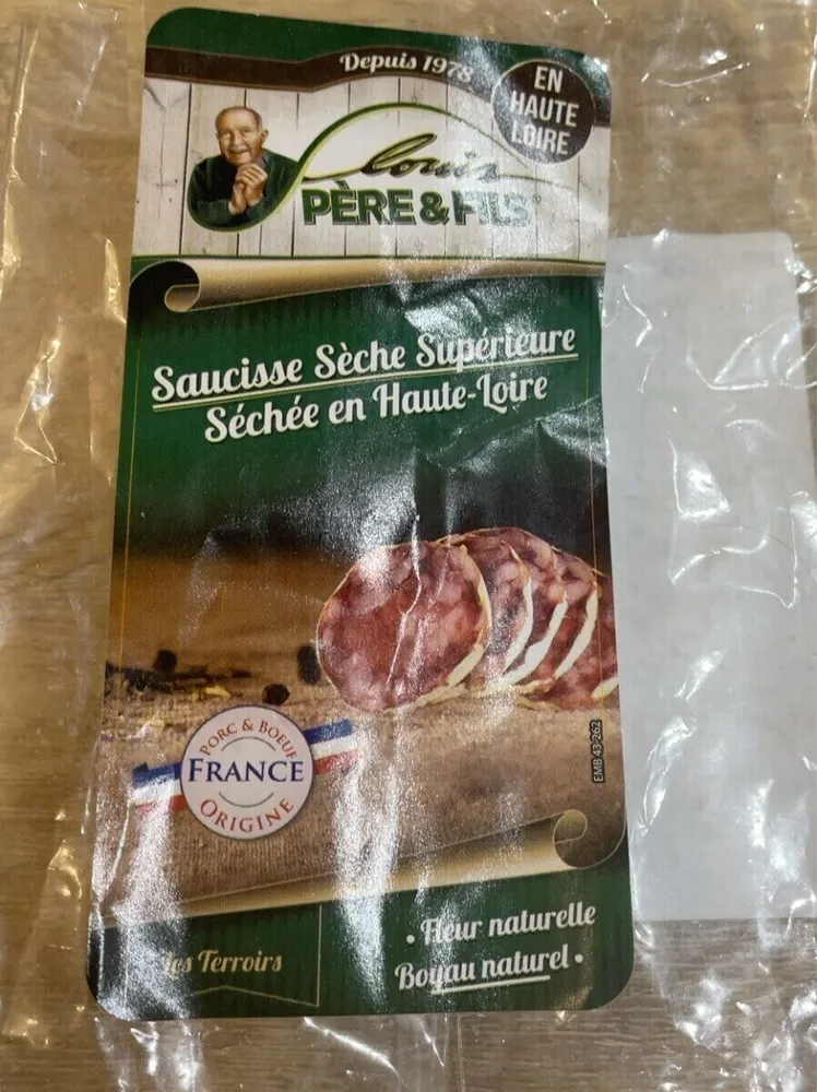 Saucisse Sèche Supérieure Séchée en Haute-Loire