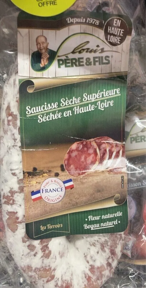Saucisse seche superieure