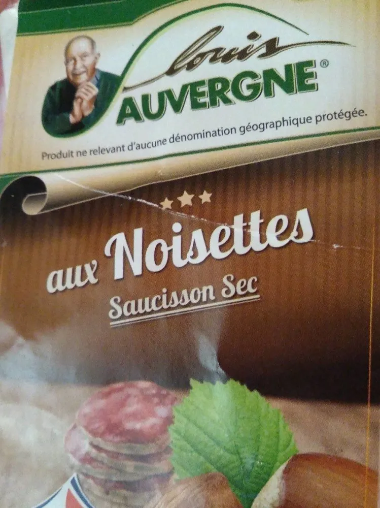 Saucisson sec pur pour aux noisettes