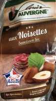 Saucisson sec aux noisettes