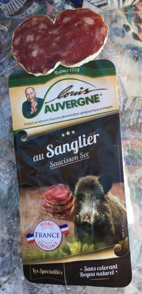Saucisson sec au sanglier