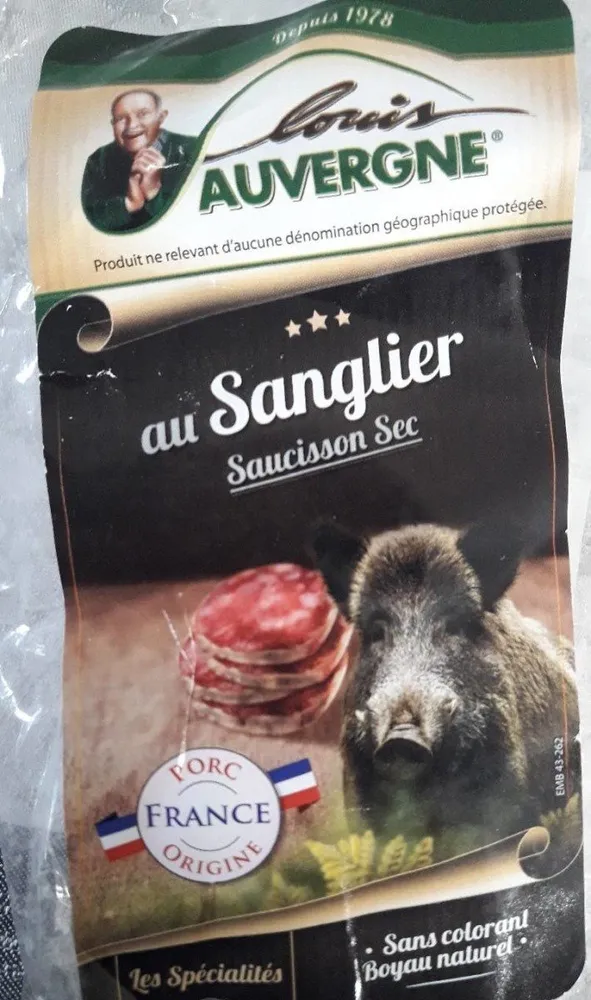 Saucisson sec au sanglier