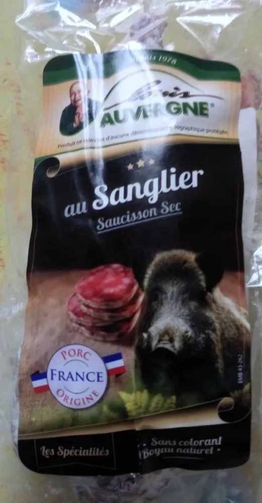 Saucisson sec au sanglier