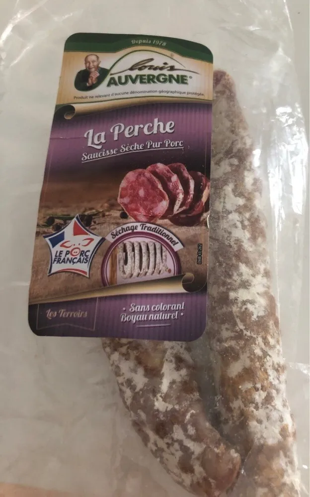 Saucisse seche pur porc a la perche