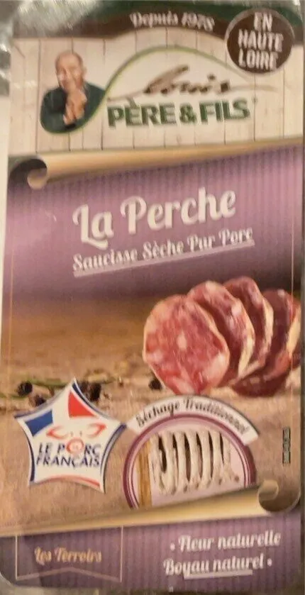 Saucisse seche la perche