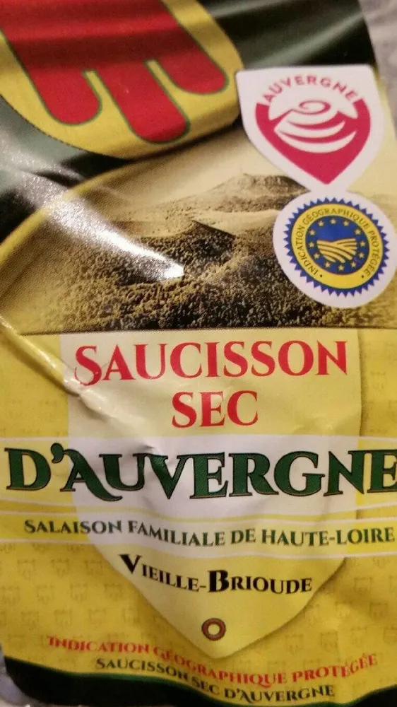 Saucisson sec  dAuvergne