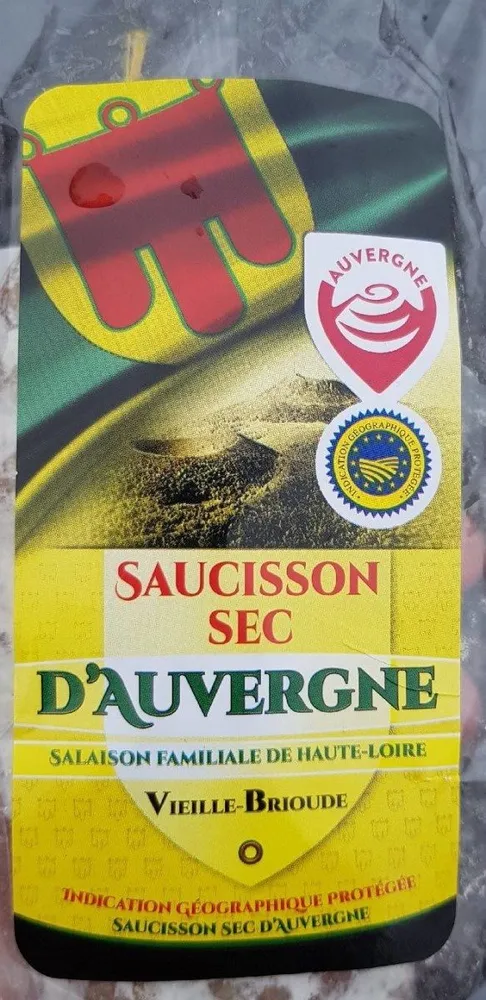 Saucisson sec d'Auvergne IGP
