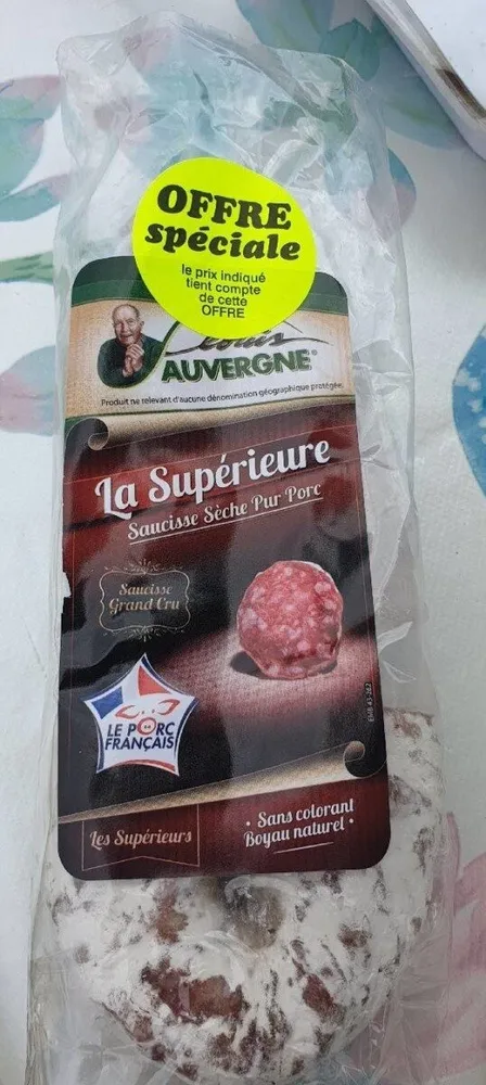 Saucisson sec pu porc