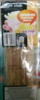 Mon club sandwich jambon emmental beurre