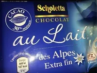 Chocolat au lait des Alpes