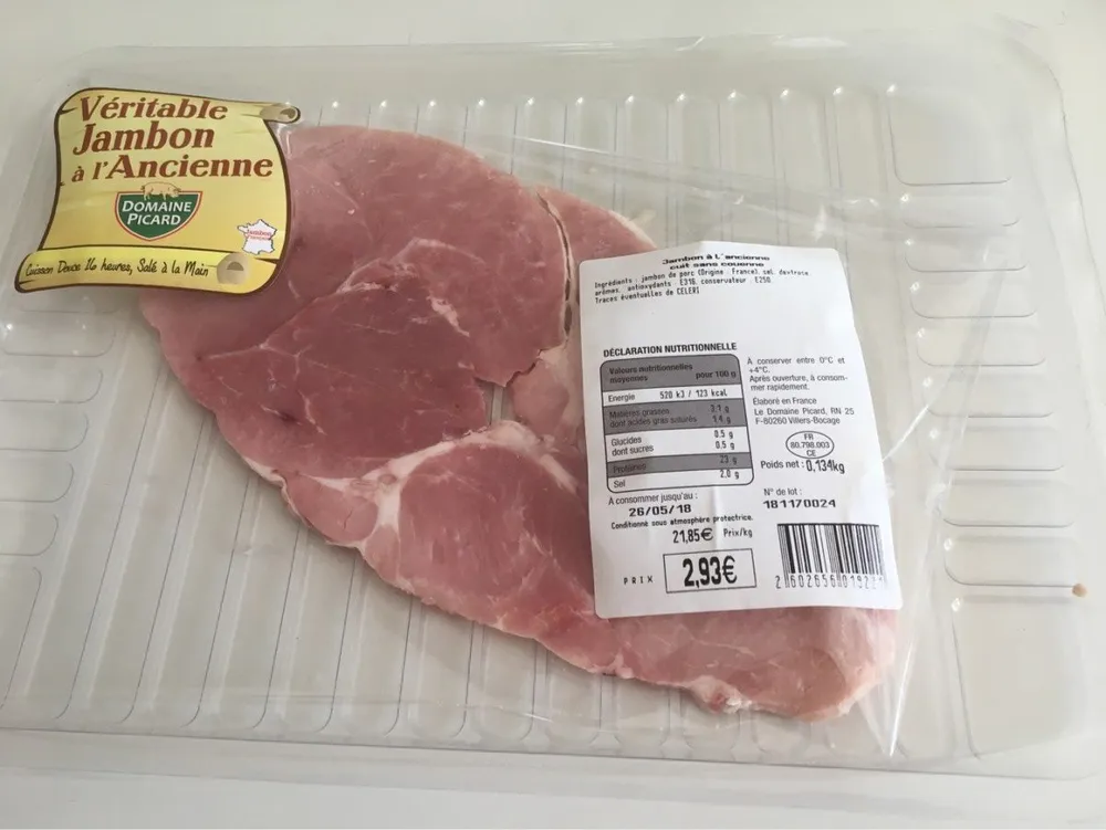 Veritable jambon a l'ancienne