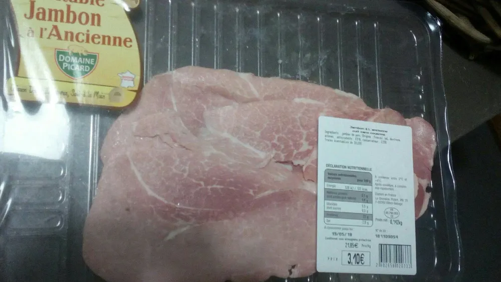 Véritable jambon à l'ancienne