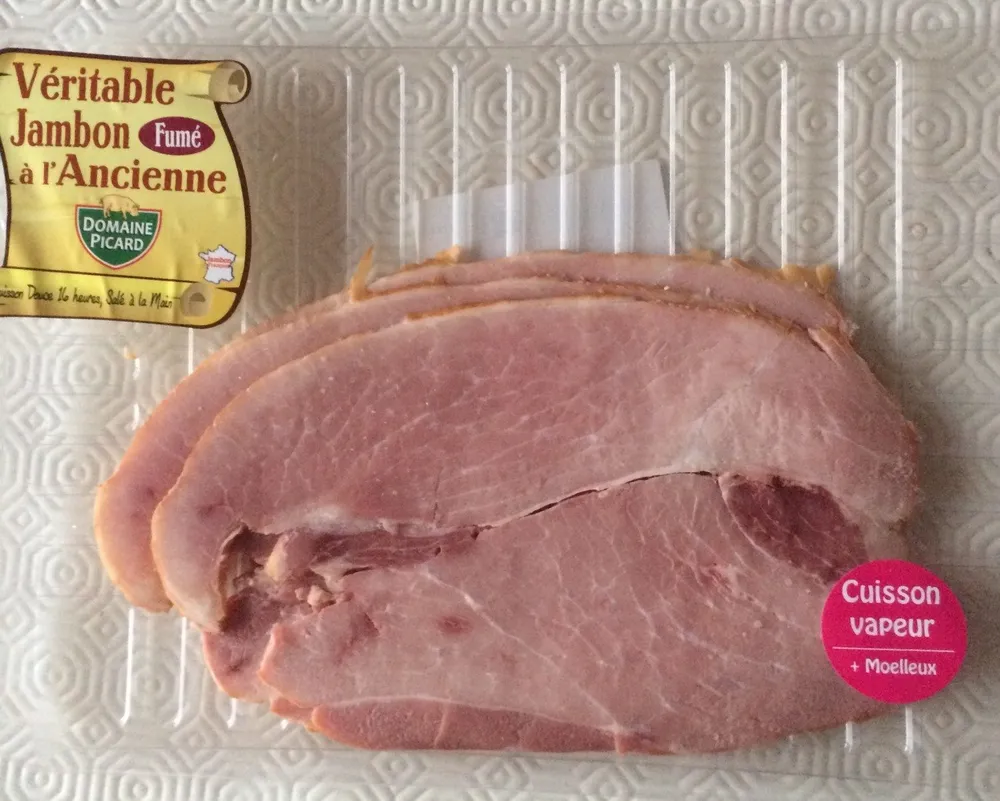 Véritable jambon à l'ancienne fumé