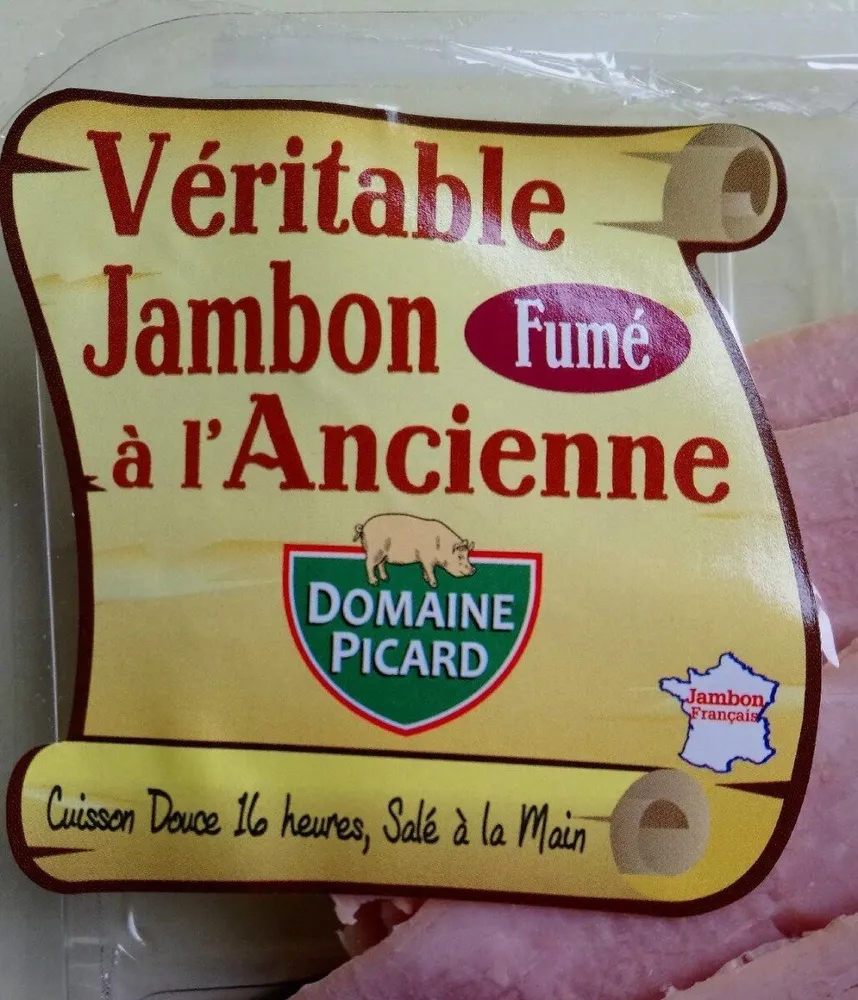 Jambon à l'ancienne fumé cuit sans couenne