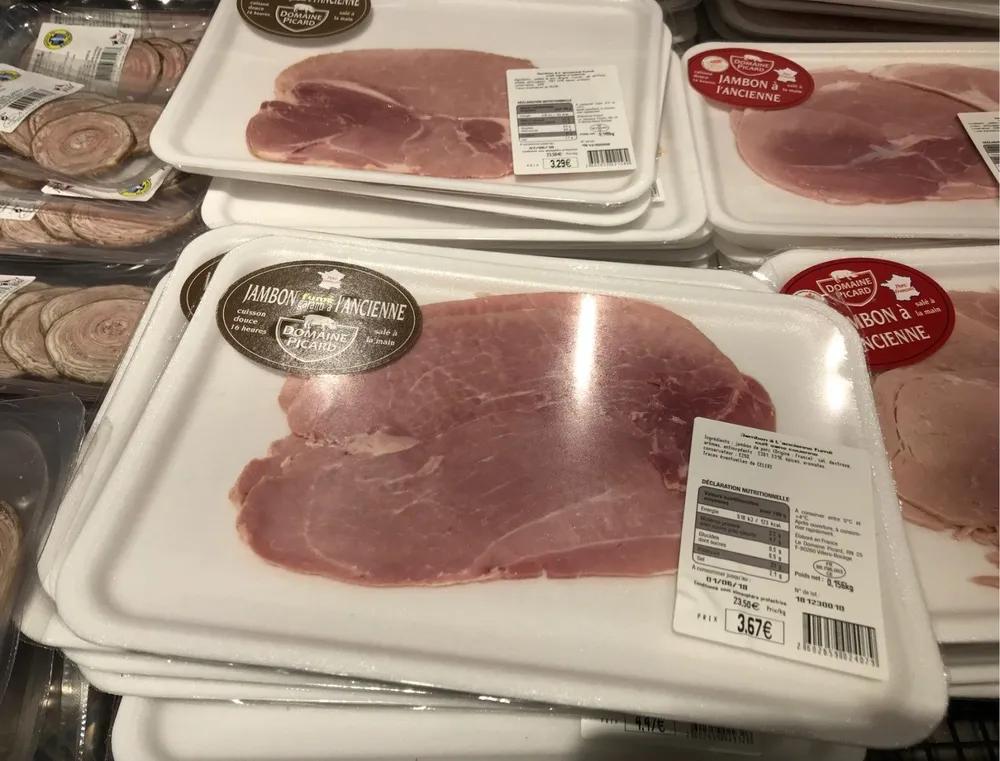 jambon a l'ancienne fumé cuit sans couenne