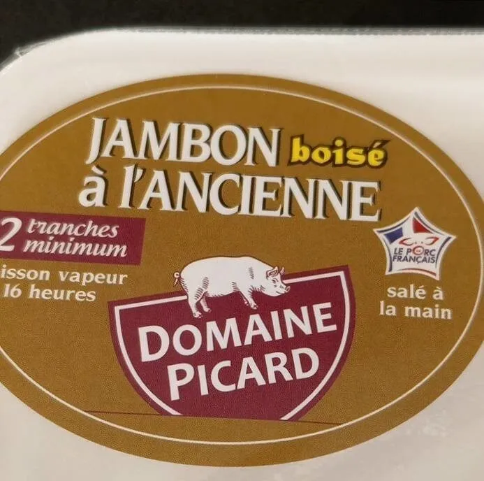 Jambon boisé a l'ancienne cuit avec la couenne