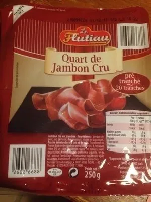 Quart de Jambon cru