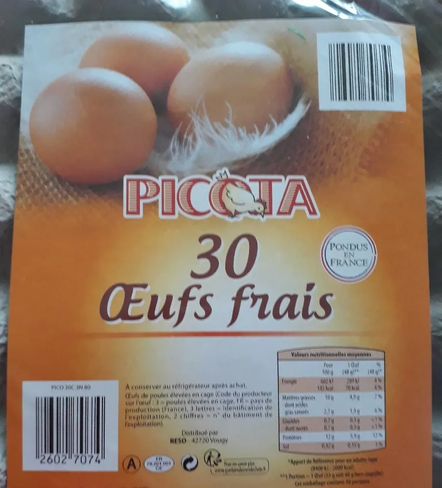 Œufs Frais
