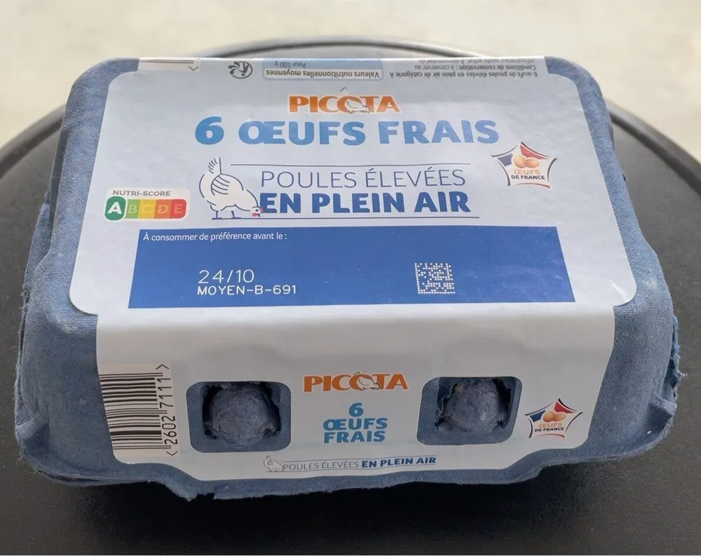 6 Œufs frais Plein Air