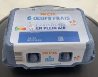 6 Œufs frais Plein Air