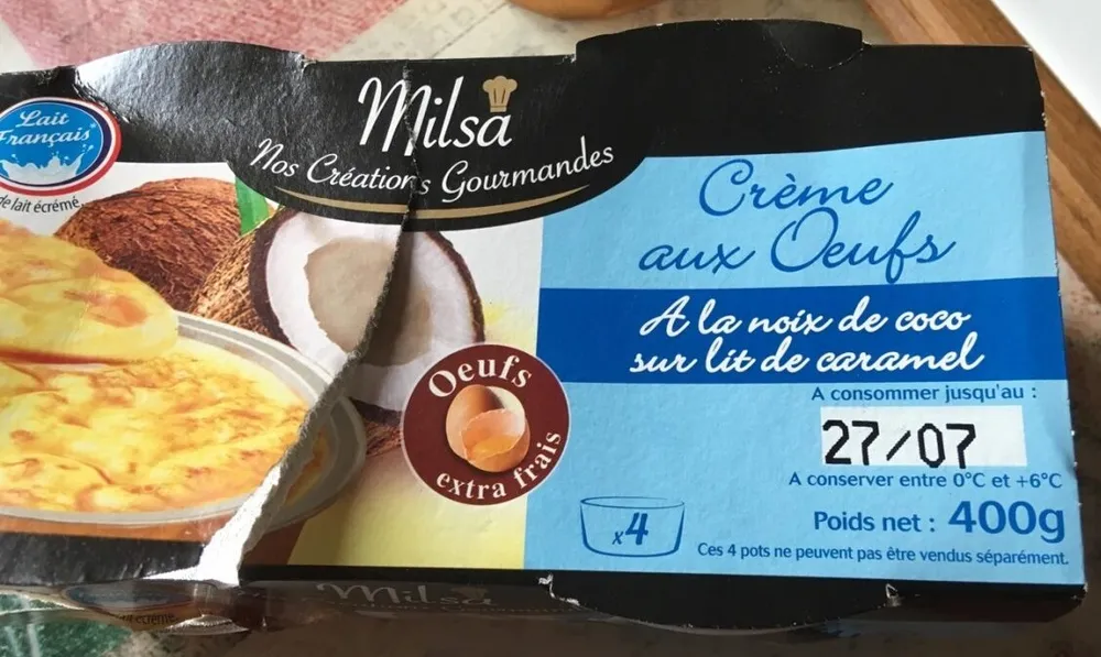 Creme aux oeufs