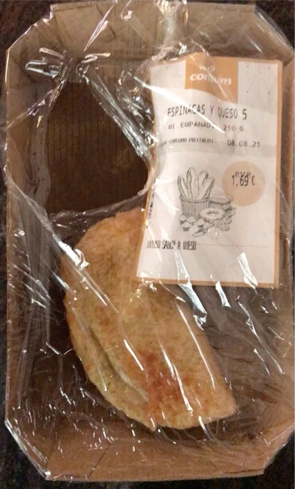 Empanadillas de espinacas y queso