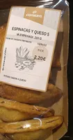 Empanadillas espinacas y queso