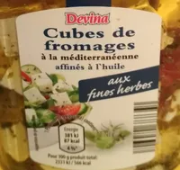 Cubes de fromage à la Méditerranéenne