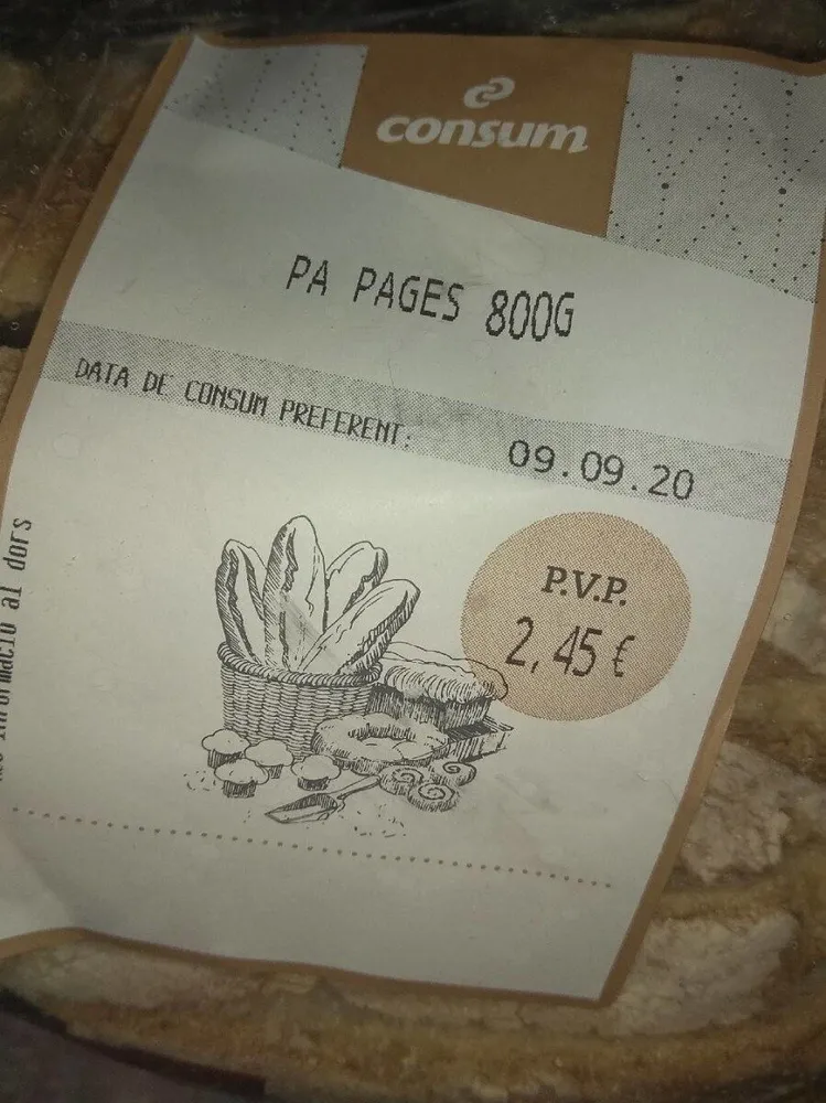 Pan Pagés 800G Consum