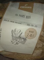 Pan Pagés 800G Consum
